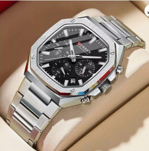 Reloj Curren 8459 Acero Inox Audemars - Image 3